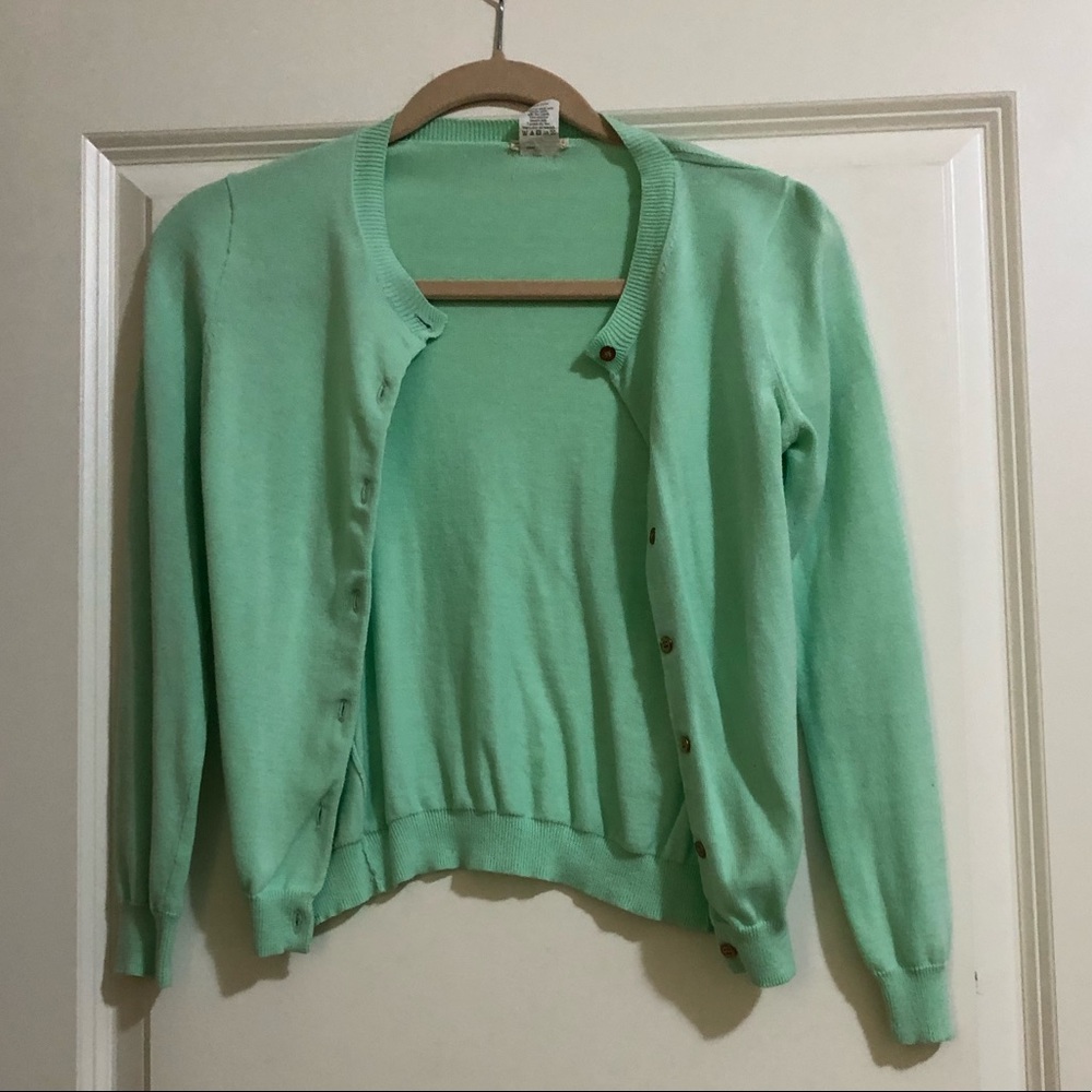 Girls Teal Cardigan